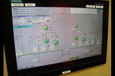 Siemens ties battery information together on the touchscreens mounted in both the bridge and power control room